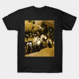 Rehearsal of the Pasdeloup Orchestra by John Singer Sargent T-Shirt